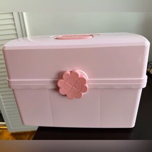 Pink Storage Box with Lock